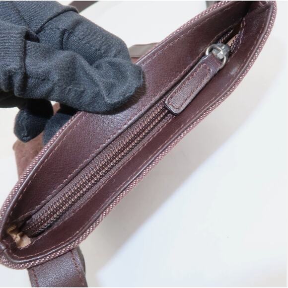 💎✨Authentic✨💎BVLGARI Logo Mania Canvas Leather Crossbody Bag - Picture 12 of 16